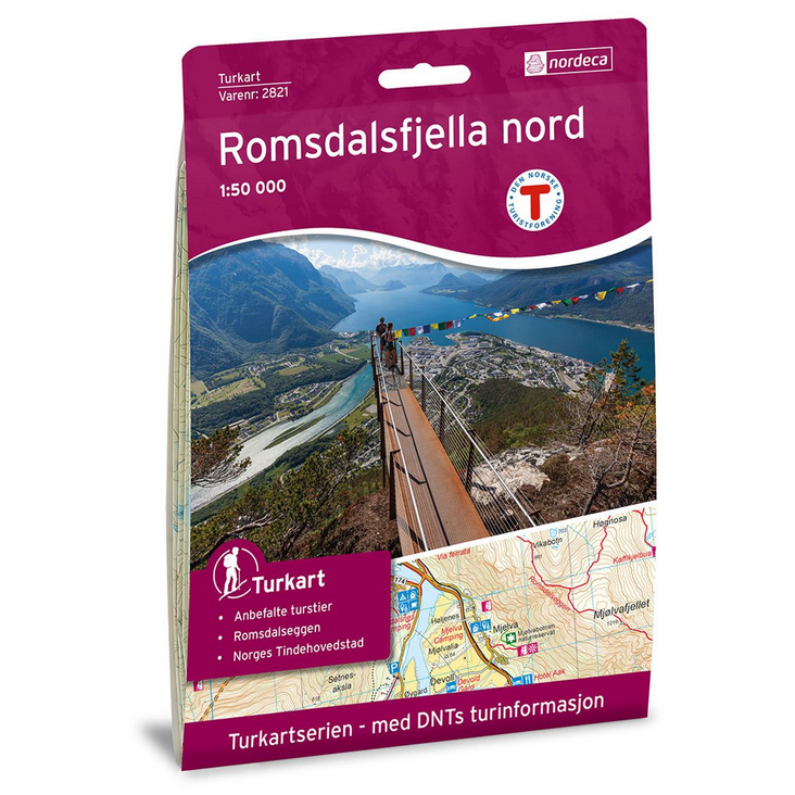 Romsdalsfjella Nord 1:50.000 - Turkart