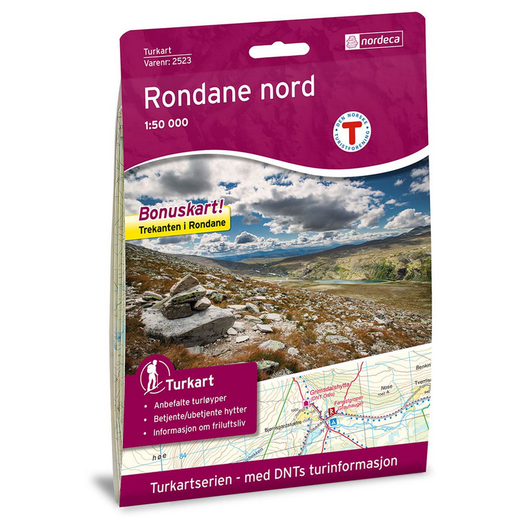 Rondane Nord 1:50.000 - Turkart