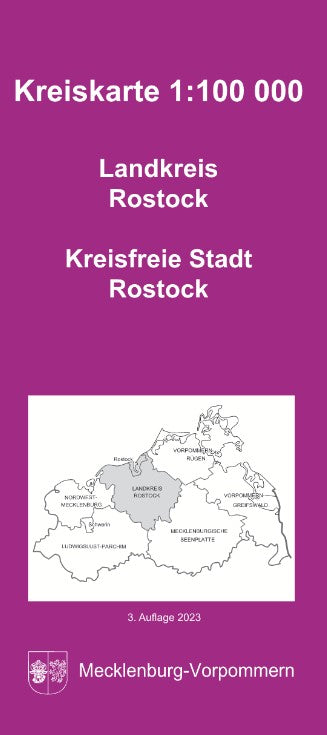 Kreiskarten Mecklenburg-Vorpommern 1:100.000