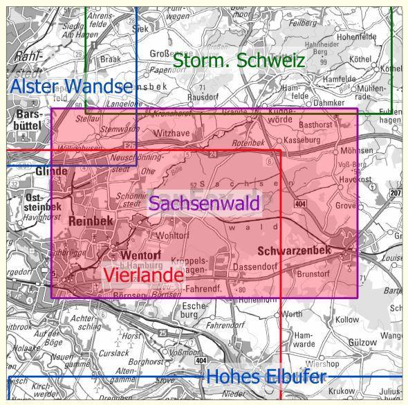 Sachsenwald 1:25.000