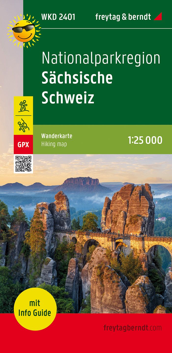 Nationalparkregion Sächsische Schweiz mit Infoguide 1:25.000 -  Freytag & Berndt