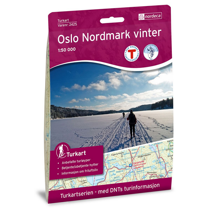 Oslo Nordmark Vinter 1:50.000 - Turkart