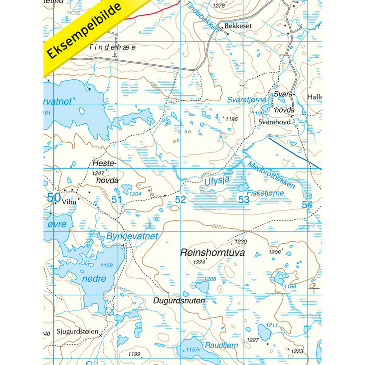 Geilo 1:50.000 - Turkart