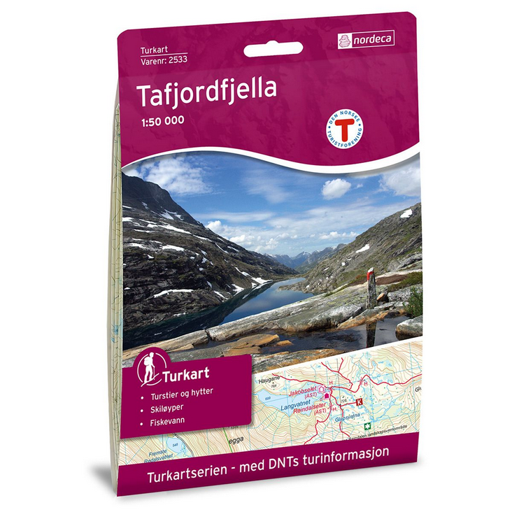 Tafjordfjella 1:50.000 - Turkart