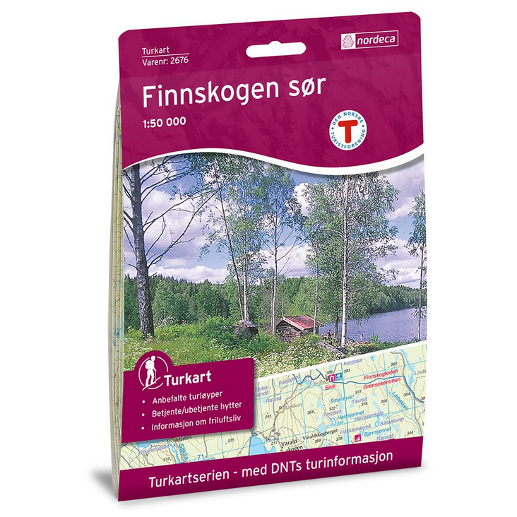 Finnskogen Sør 1:50.000 - Turkart