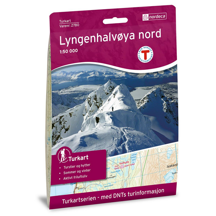 Lyngenhalvøya Nord 1:50.000 - Turkart