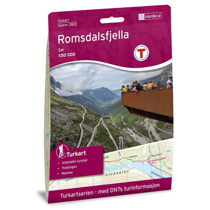 Romsdalsfjella Sør 1:50.000 - Turkart