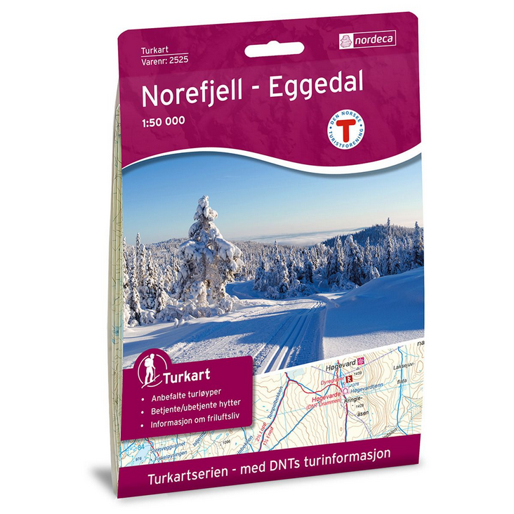 Norefjell-Eggedal 1:50.000 - Turkart