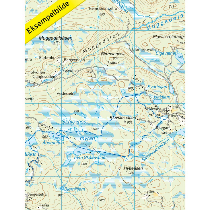 Sør-Valdres 1:50.000 - Turkart