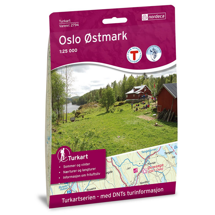Oslo Østmark 1:25.000 - Turkart