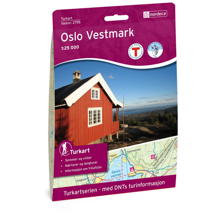 Oslo Vestmark 1:25.000 - Turkart
