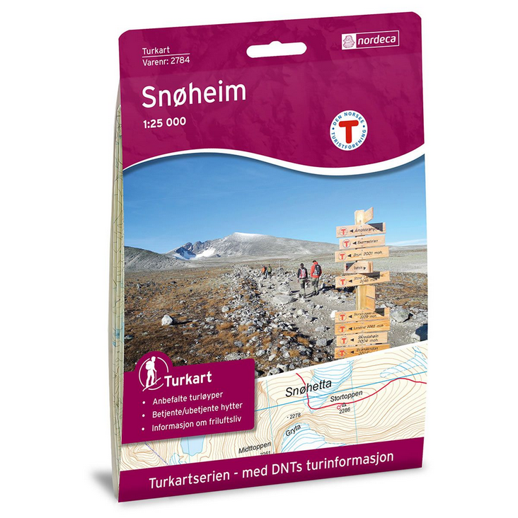 Snøheim 1:25.000 - Turkart