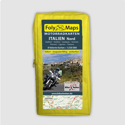 Italien Nord 1:250.000 - Motorradkarten-Set FolyMaps