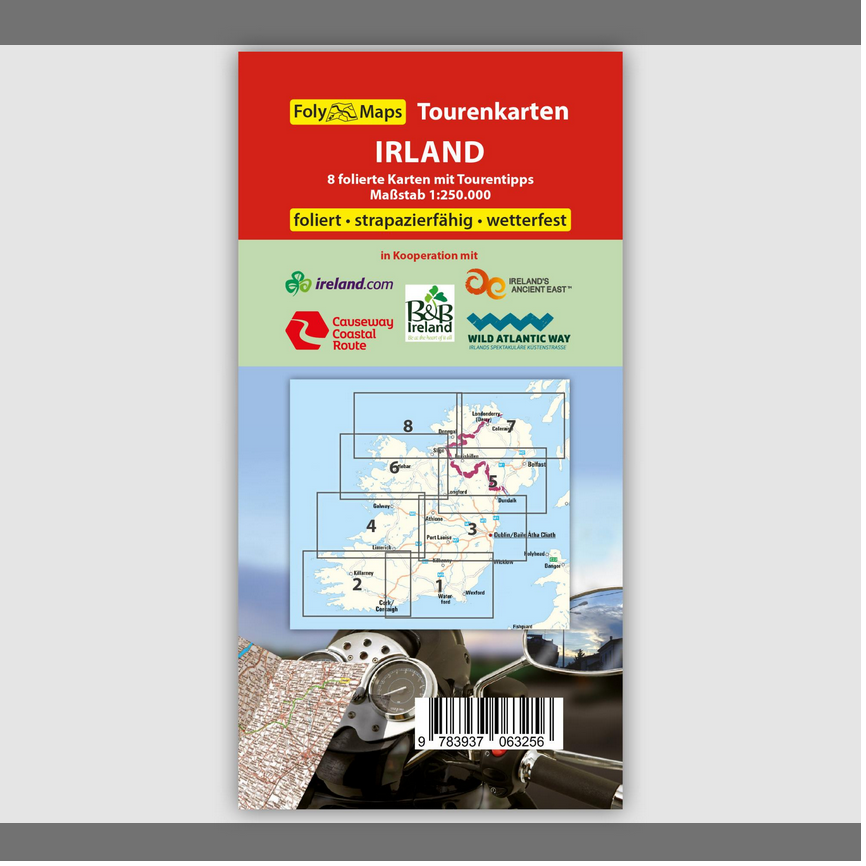 Irland 1:250.000 - Tourenkarten Set FolyMaps