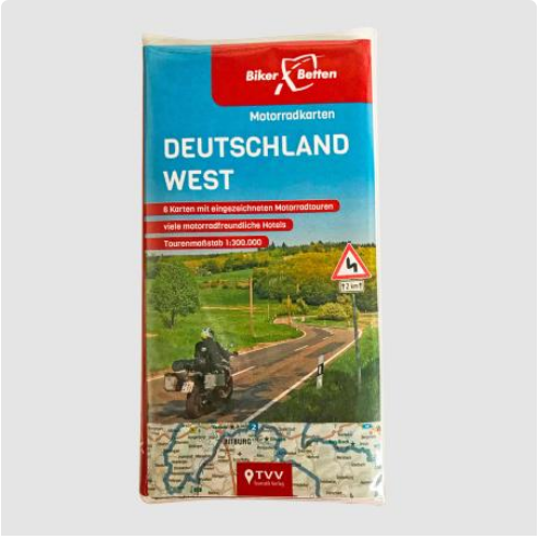 Deutschland West 1:300.000 - Motorradkarten FolyMaps