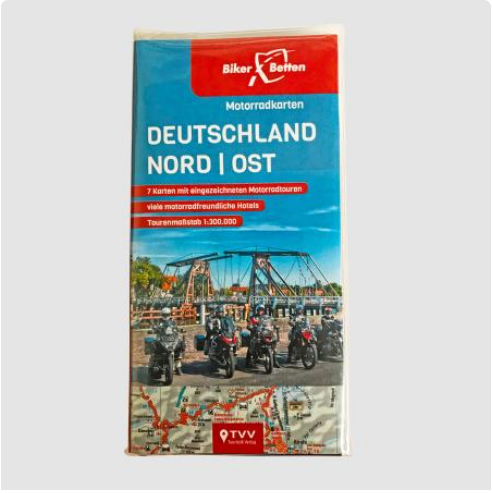 Deutschland Nord-Ost 1:300.000 - Motorradkarten FolyMaps