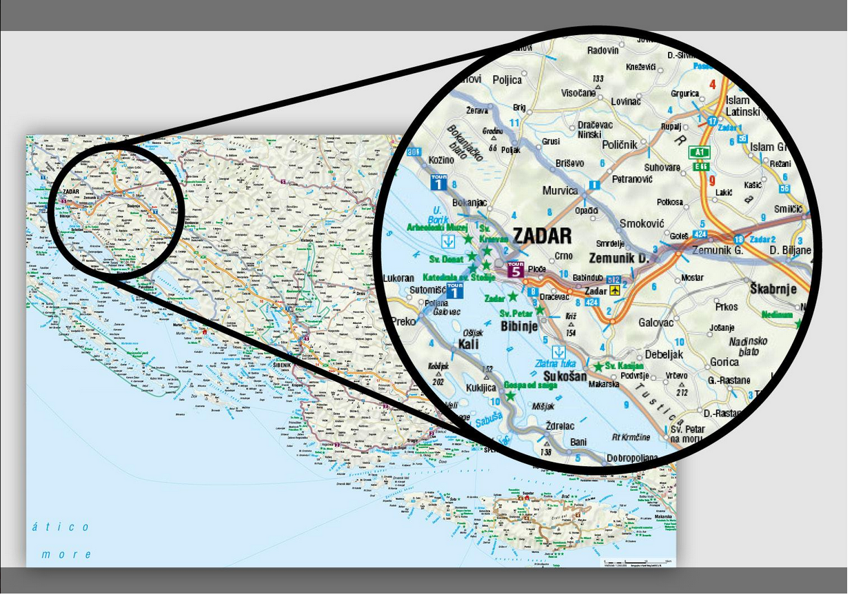 Kroatien & Slowenien 1:250.000 - Motorradkarten FolyMaps