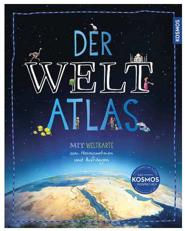 Der Weltatlas  mit herausnehmbarer Welt- und Europakarte zum Wenden - für Kinder