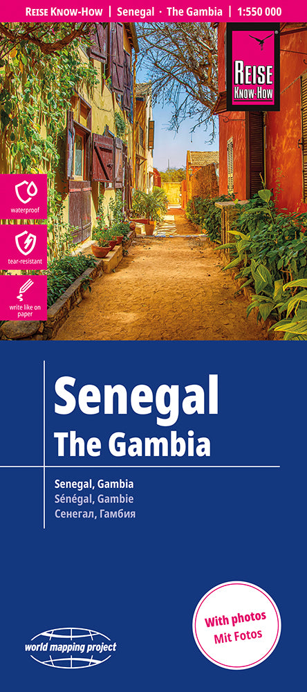 Senegal, Gambia (1:550.000) - Reise Know-How