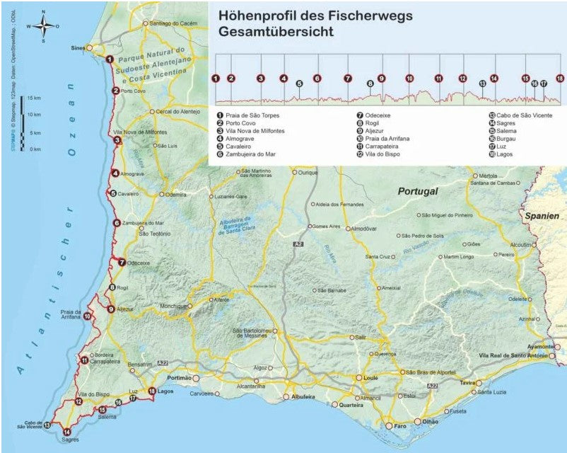 Fischerweg Outdoor Wanderführer Portugal