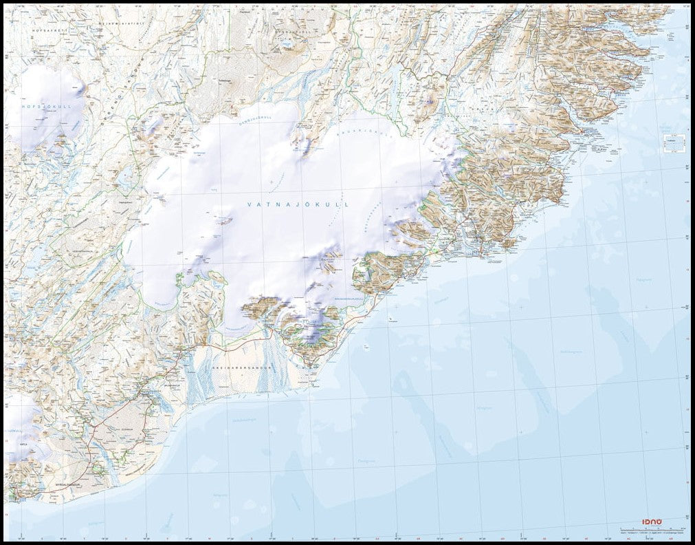 Sudausturland 1:250.000 - Island