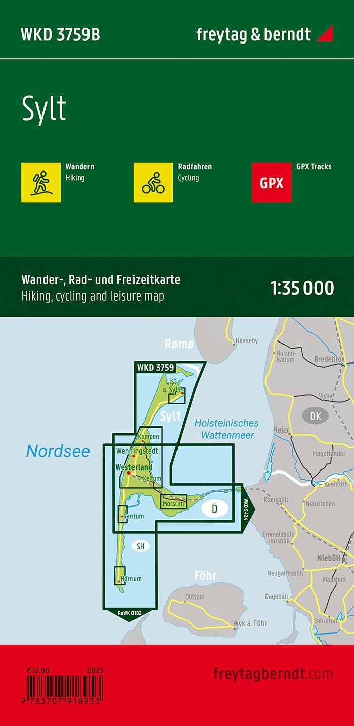 Sylt 1:35.000 - Freytag & Berndt