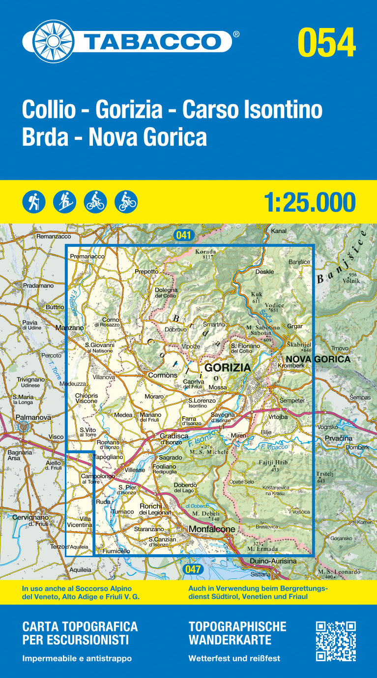 Tabacco Wanderkarten 1:25.000 (Alpen, Südtirol, Dolomiten)