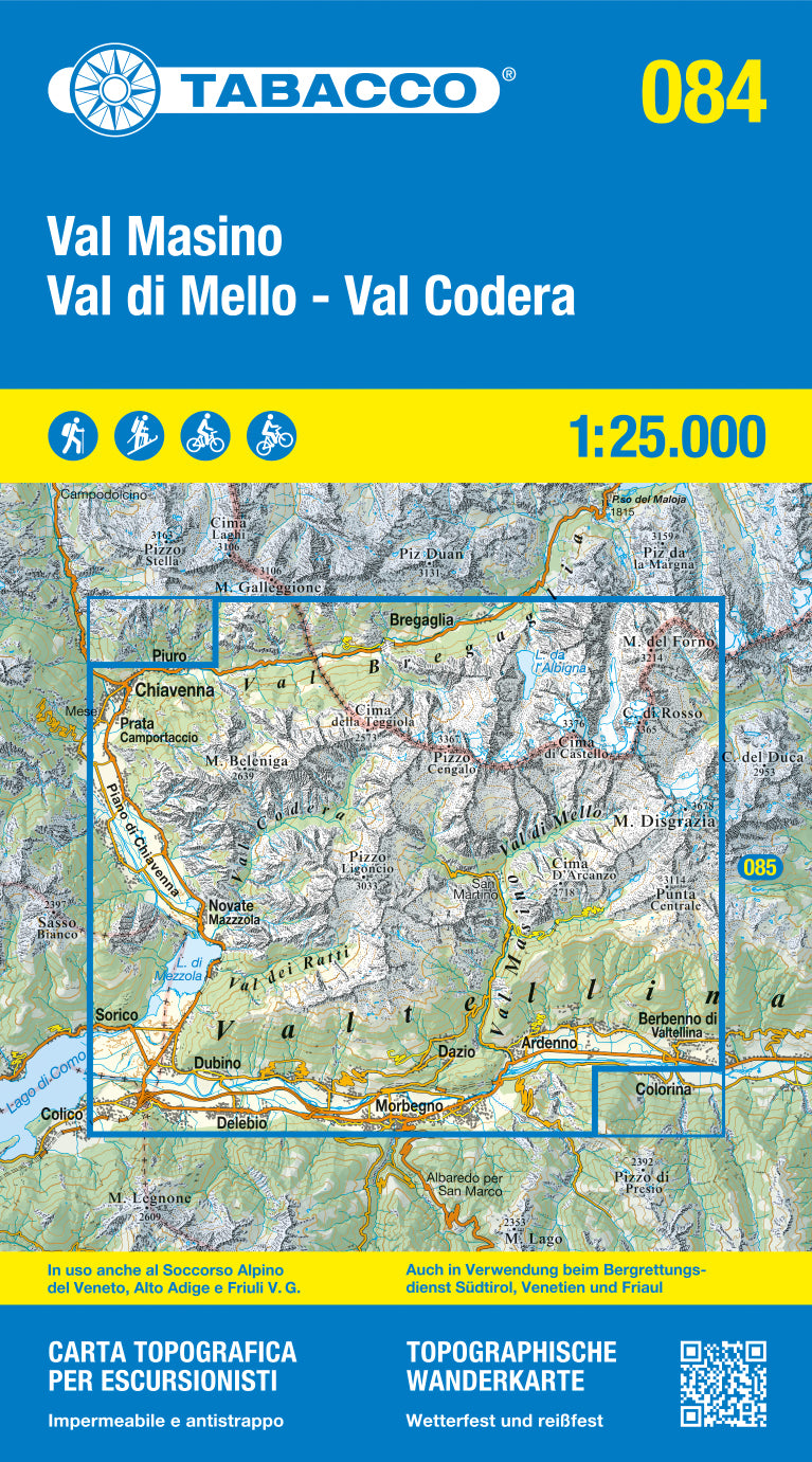 Tabacco Wanderkarten 1:25.000 (Alpen, Südtirol, Dolomiten)