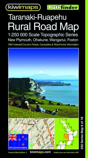 Taranaki - Ruapehu (Neuseeland) - 1:250.000