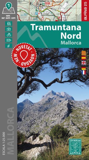 Tramuntana Nord 1:25.000 - Editorial Alpina