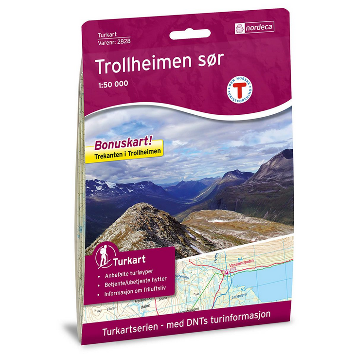 Trollheimen Sør 1:50.000 - Turkart