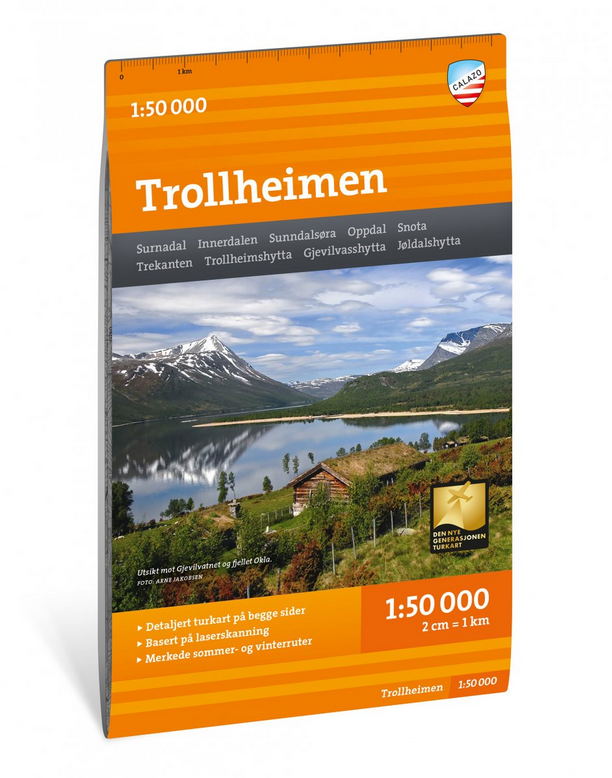 Turkart Trollheimen 1:50 000