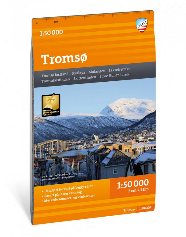 Turkart Tromsø 1:50.000