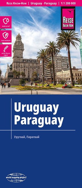 Uruguay / Paraguay 1:1,2 Mio. -  Reise Know How