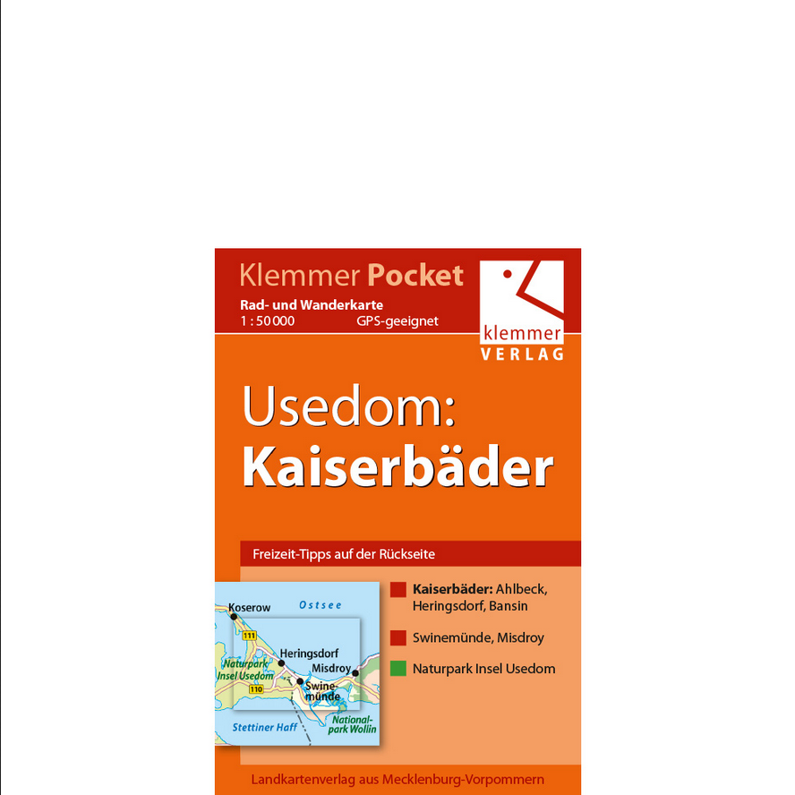 Usedom: Kaiserbäder - 1:50.000