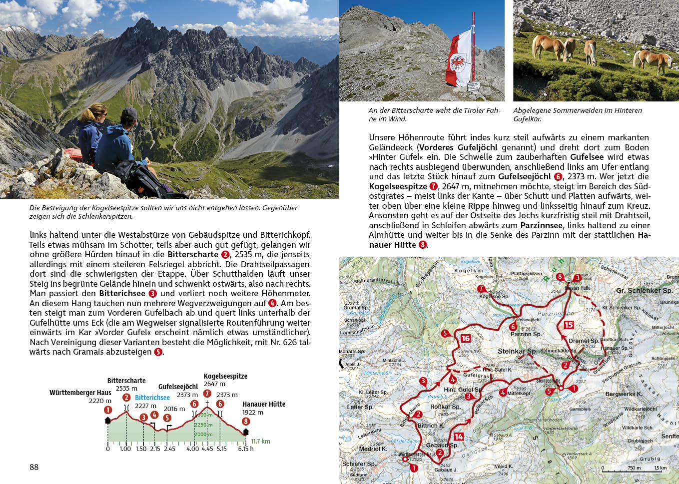 Lechtaler Höhenweg und Verwall-Runde - Rother Wanderfhrer