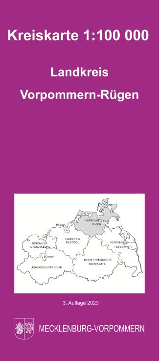 Kreiskarten Mecklenburg-Vorpommern 1:100.000