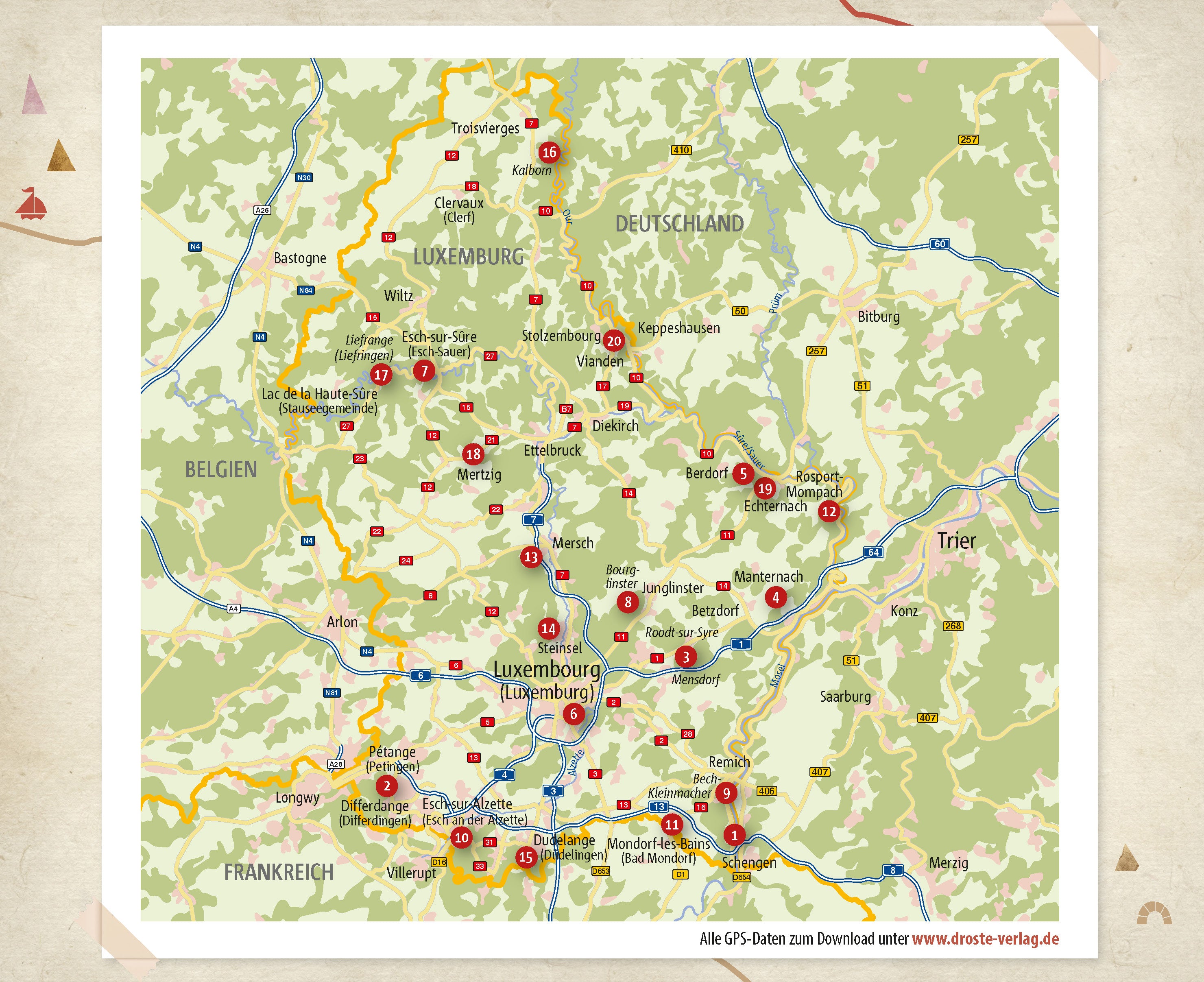 Luxemburg. Wandern für die Seele