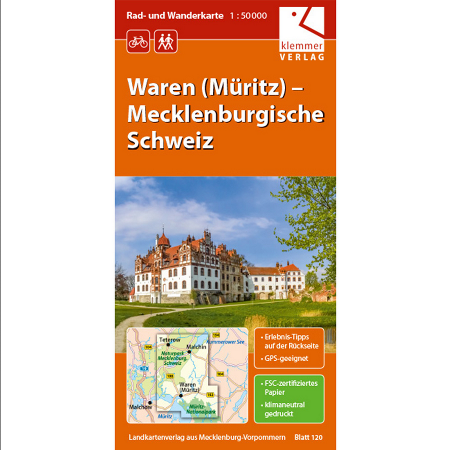 Waren (Müritz) – Mecklenburgische Schweiz - 1:50.000