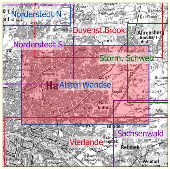 Zwischen Alster und Wandse  1:25.000