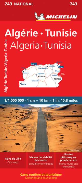 Algeria & Tunisia  1:1.000.000 - Michelin