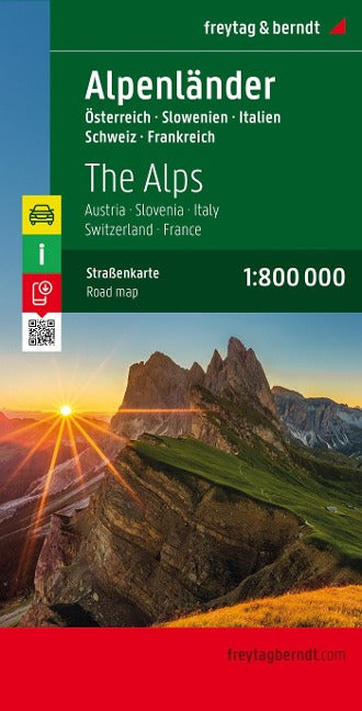 Alpenländer 1 : 800.000 - Freytag & Berndt