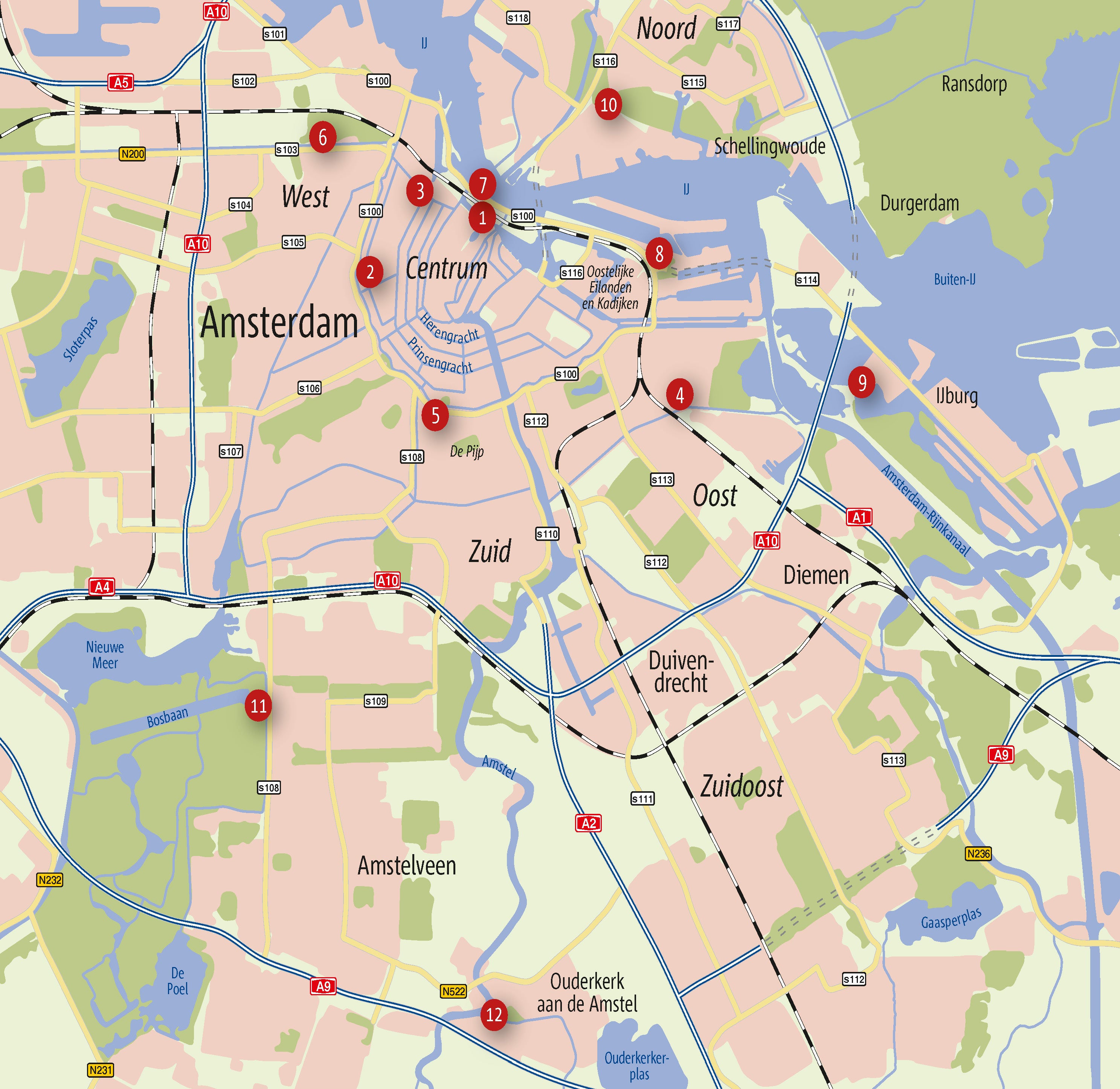 Zu Fuß durch Amsterdam