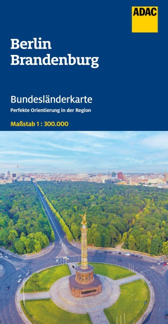 Berlin / Brandenburg 1:300.000 - ADAC Bundesländerkarte