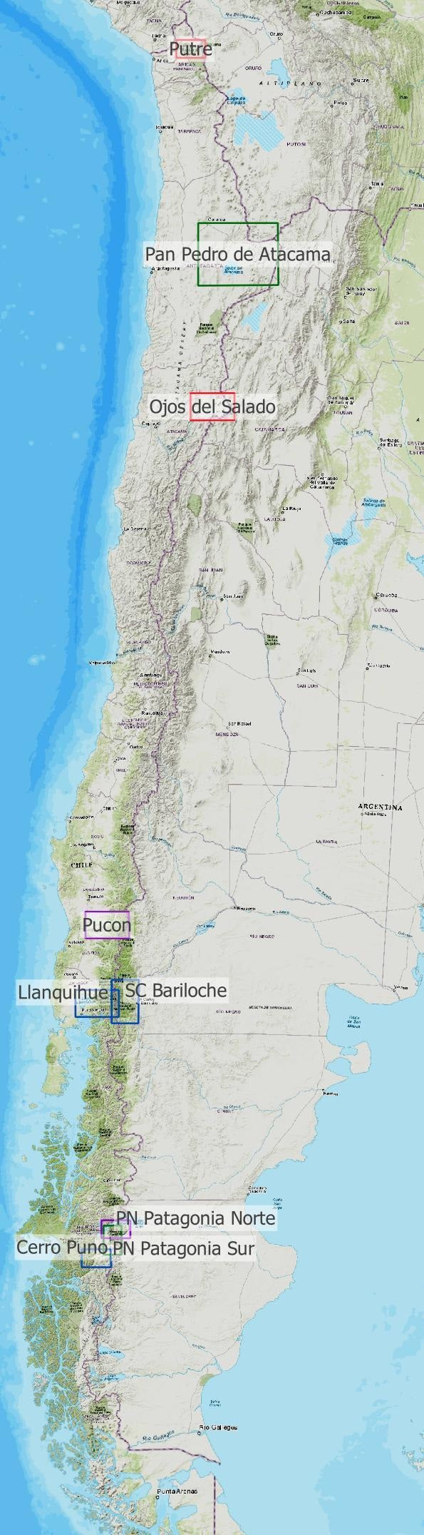 San Pedro de Atacama 1:350.000 / 1:25.000