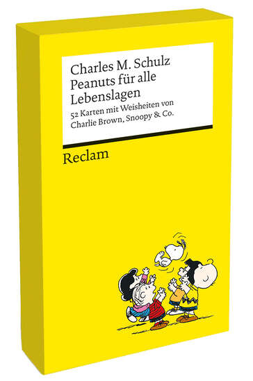 Peanuts für alle Lebenslagen. 52 Karten mit Weisheiten von Charlie Brown, Snoopy &amp; Co.  - Reclam