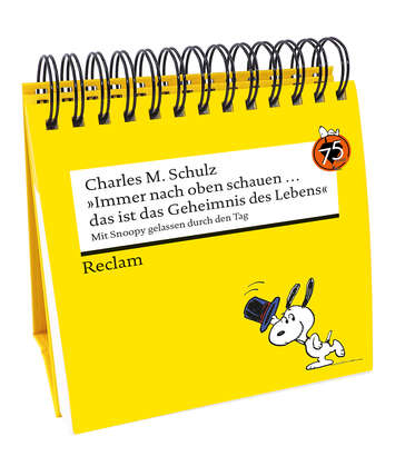 "Immer nach oben schauen … das ist das Geheimnis des Lebens" - Aufsteller - Reclam