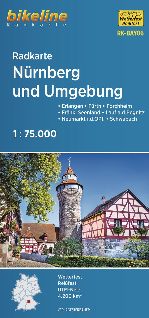 Nürnberg und Umgebung - 1:75.000