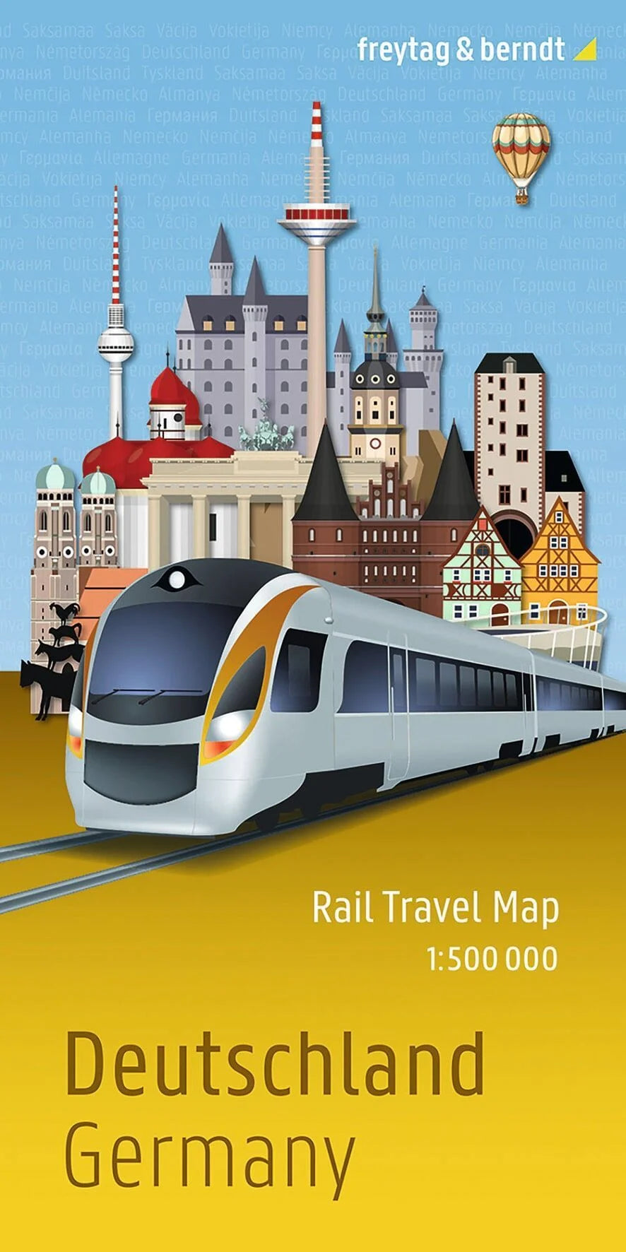 Eisenbahnkarte Deutschland