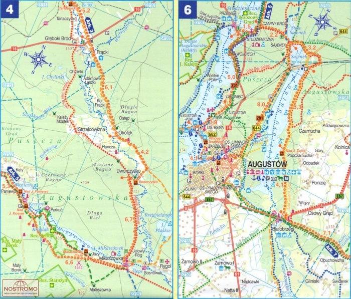 2 GreenVelo: Woiwodschaft Ermland-Masuren (Ostteil) - 1:100.000 Radkarte